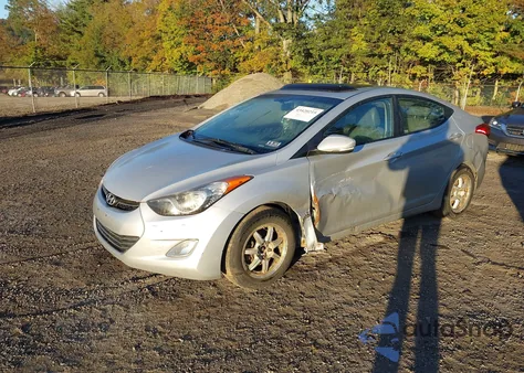 2013 Hyundai Elantra Limited из США, поврежденный, VIN KMHDH4AE1DU661879